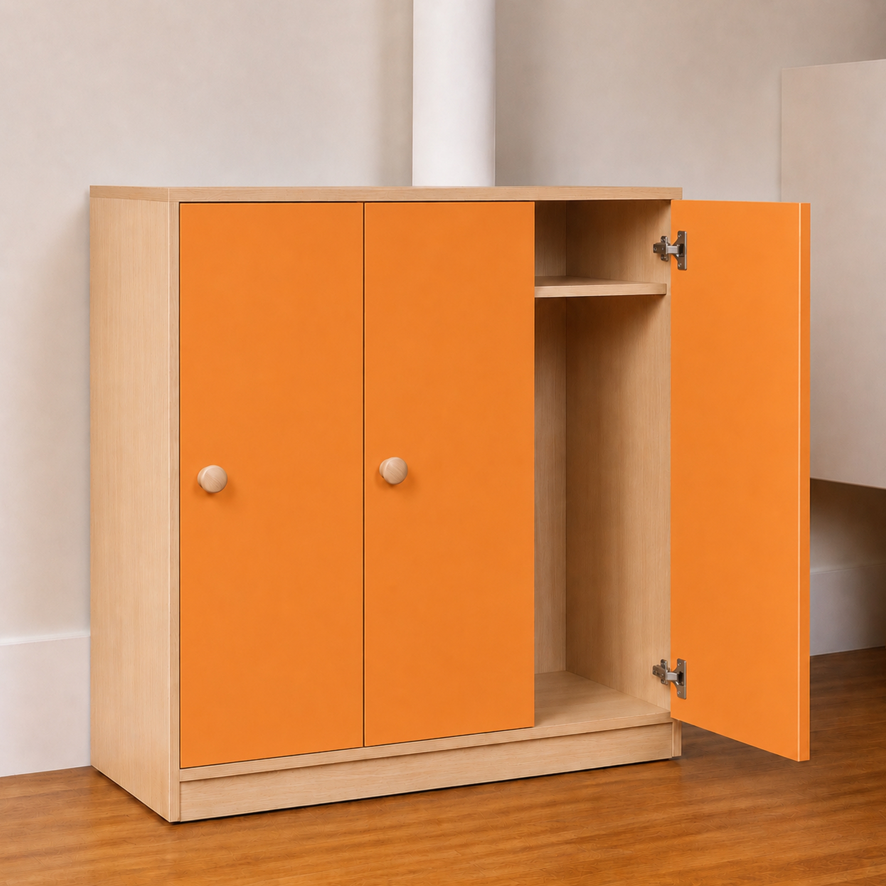 arredo-per-asili-spogliatoio-arco-3-ante-arancio