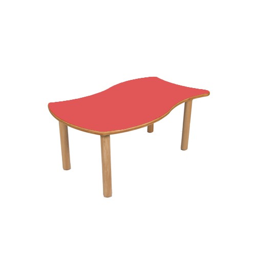 Serie Arco T1 tavolo Onda 6 posti - piano diversi colori - immagine 7