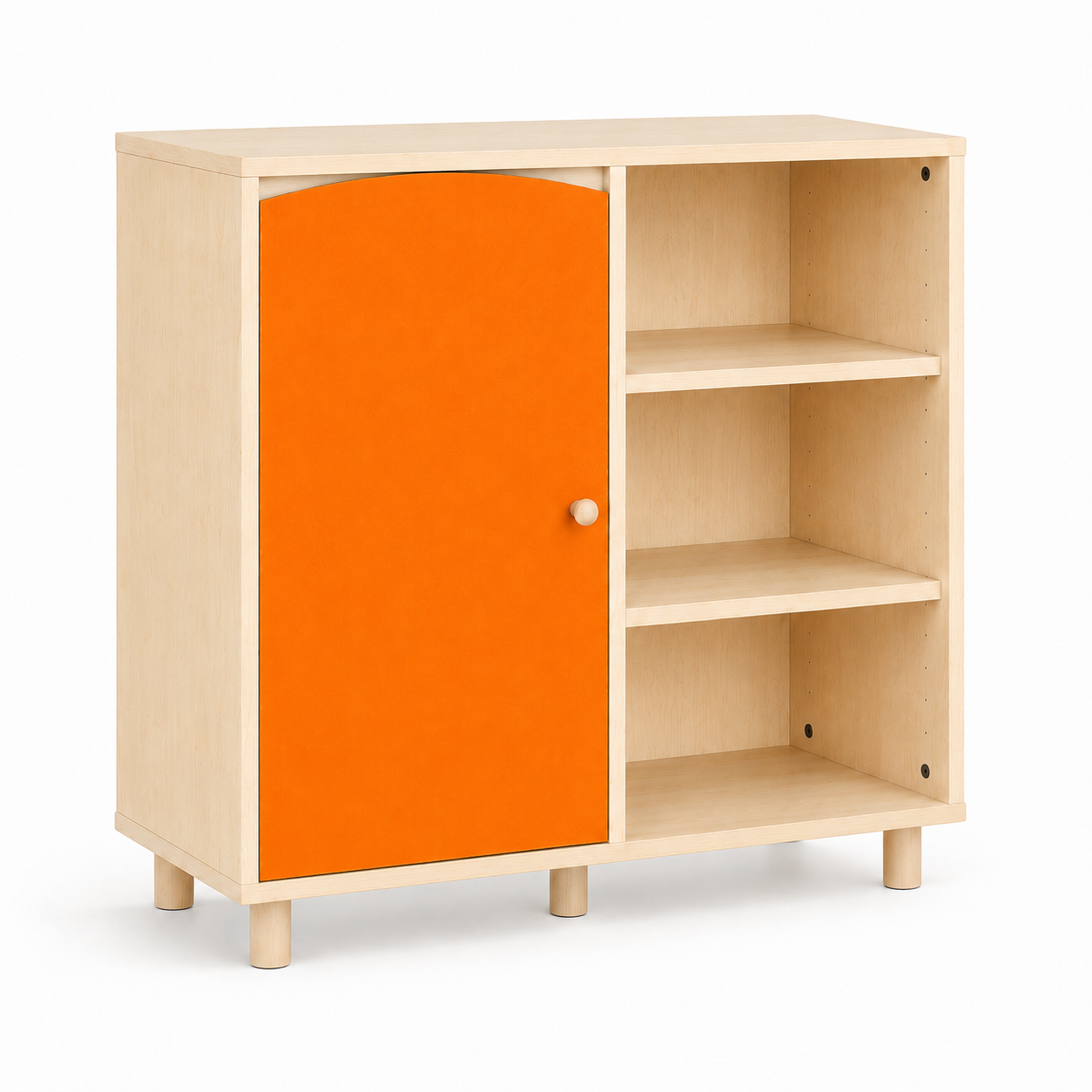 arredo-per-asili-mobile-1-anta-e-3-vani-a-giorno-realizzato-in-nobilitato-arancio
