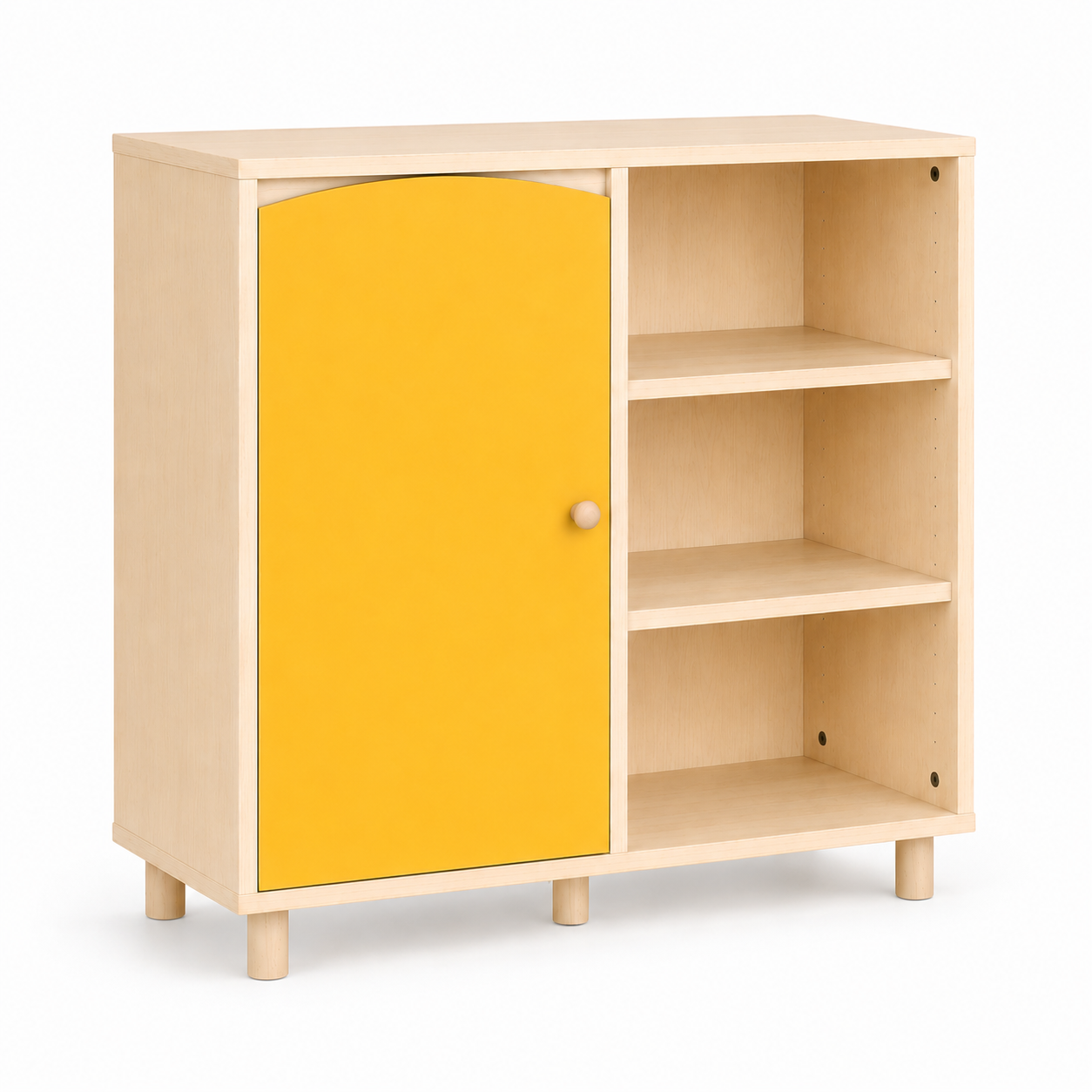 arredo-per-asili-mobile-1-anta-e-3-vani-a-giorno-realizzato-in-nobilitato-giallo