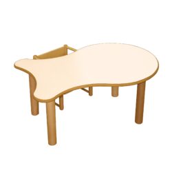 Serie Arco T1 Tavolo Pesce 4 posti – panna