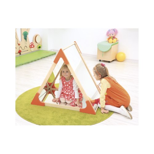 Piramide con specchi - sviluppo sensoriale