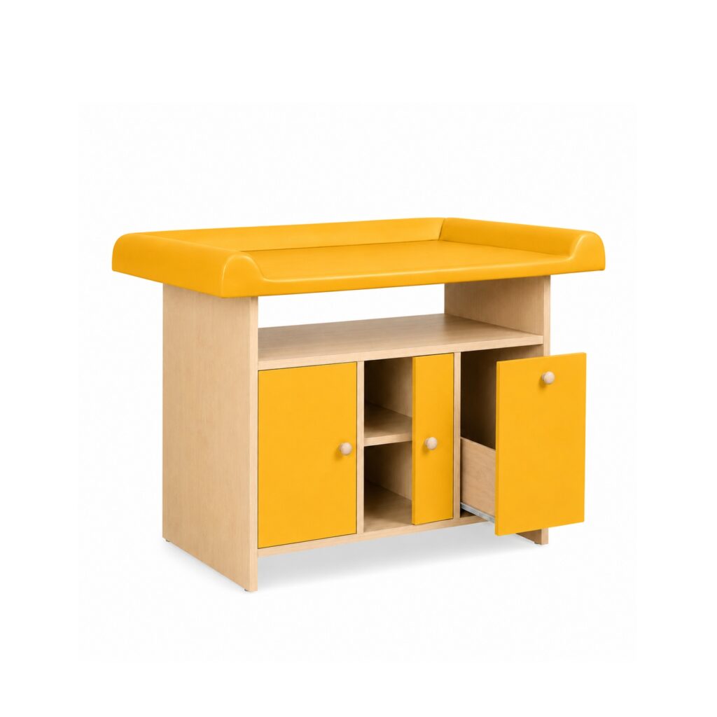Fasciatoio con Ante e Cassetto – 120 cm
