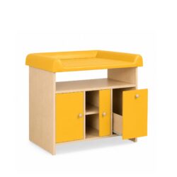 arredo-per-asili-fasciatoio-con-ante-e-cassetti-materassino-da-120-giallo