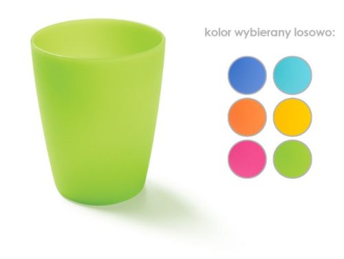Bicchiere colorato in plastica