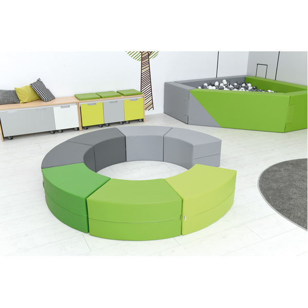Pouf colorato S - Morbido