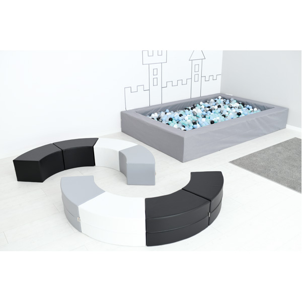 Pouf colorato S - Morbido