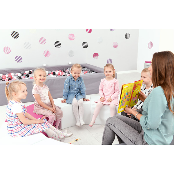 Pouf colorato S - Morbido