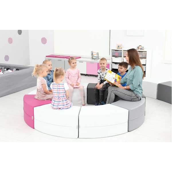 Pouf colorato S - Morbido
