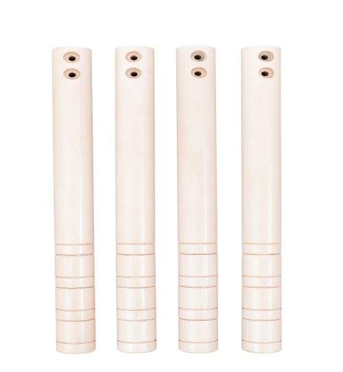 Set di gambe in legno linea silenzioso medio-basso con altezza regolabile cm H: 40, 46, 52 e 58 cm
