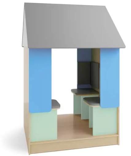 Serie Allegra Casetta - Cubo con sedute angolari