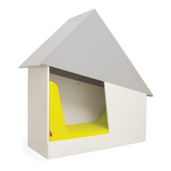 Serie Allegra Casetta - Cubo bianca e grigia