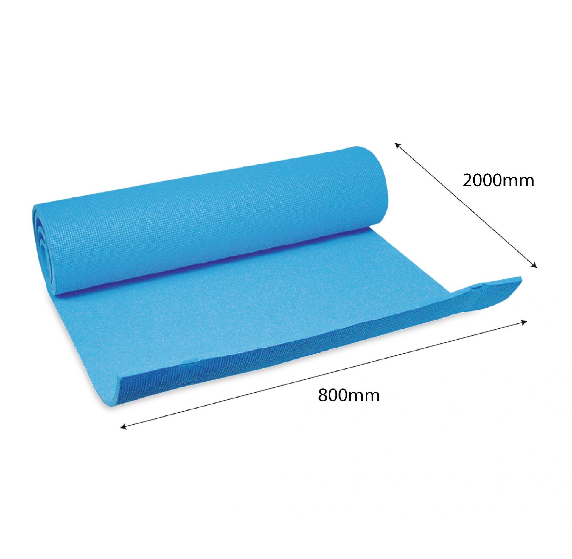 Tappetino ecologico ideale per yoga e pilates colore blu - (Borsa per il  trasporto inclusa) - Negozio Fisaude