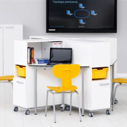 Il Mobiletto 70 Studio-Ufficio combina funzionalità e design essenziale e offre una soluzione pratica per l'organizzazione degli spazi.
