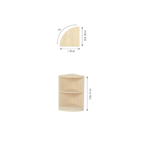 Lifewit Scaffale Angolare Con Luci LED – 5 Ripiani E Ante – Altezza 173 Cm – Marrone Rustico - 2