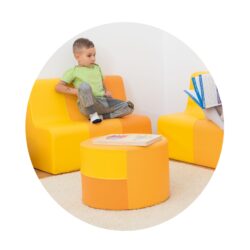 pouf serie alessandra bicolor arredo per asili