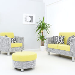 Il Pouf relax rotondo è un sedile elegante e confortevole, progettato per garantire massima comodità e resistenza.