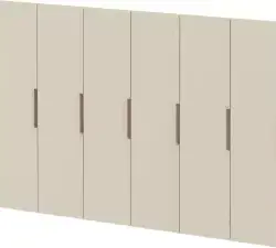 NWOPT906-A Serie Terra - sei porte con maniglia per guardaroba
