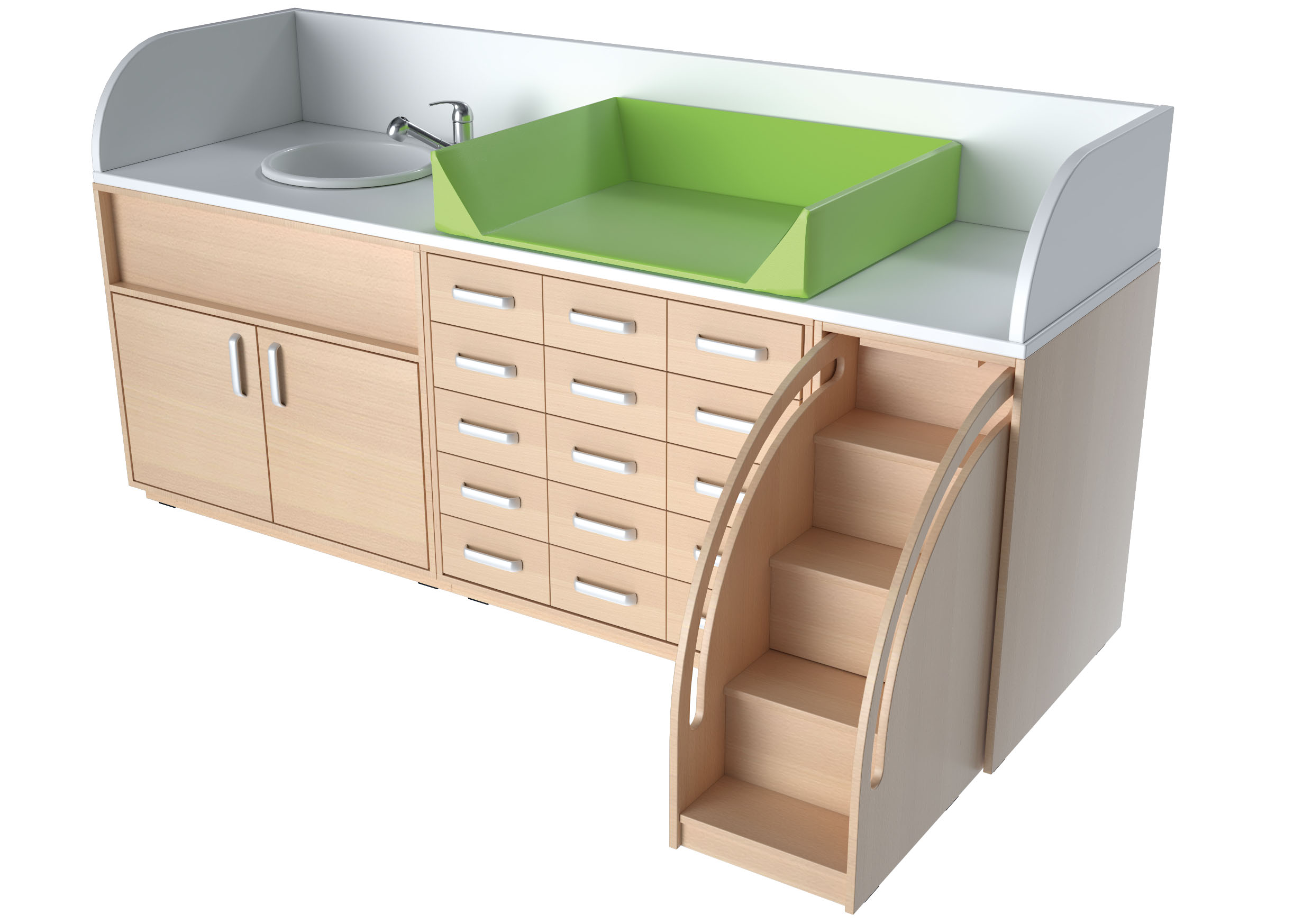 Storkcraft Fasciatoio Morningside (Olive) - GREENGUARD Gold Certificato