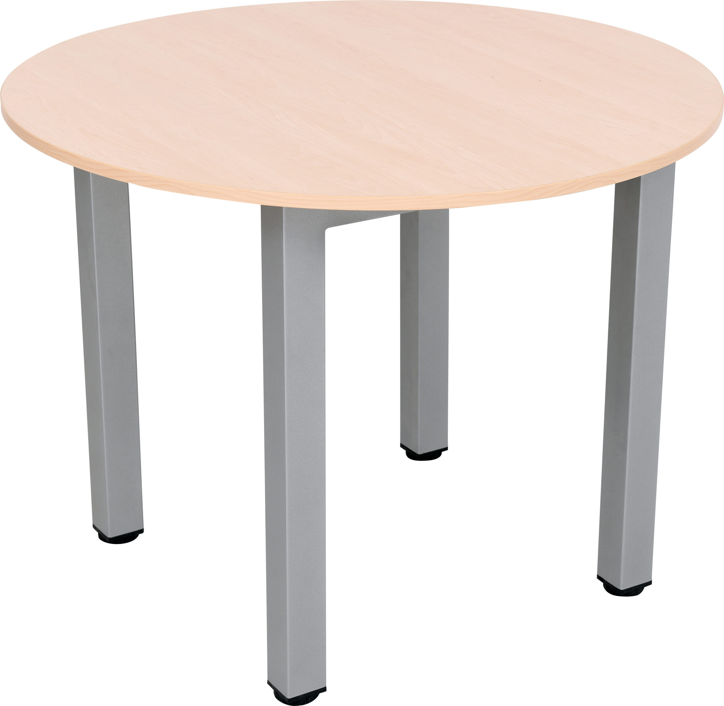 Tavolo dal design essenziale e funzionale, ideale per ambienti scolastici, uffici, sale riunioni o spazi collettivi.
