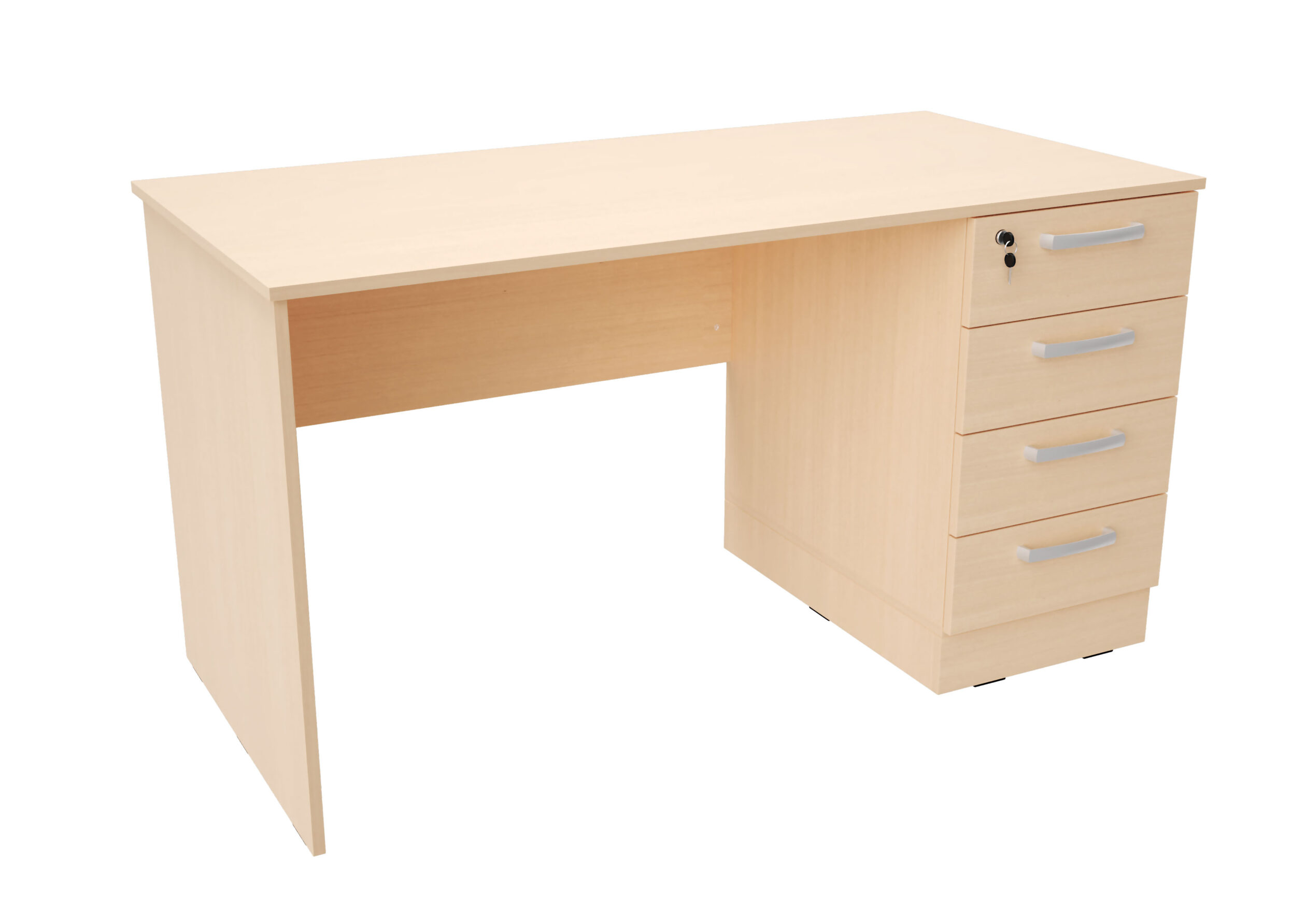 La Scrivania Grande con cassettiera è progettata per offrire funzionalità, resistenza ed eleganza.