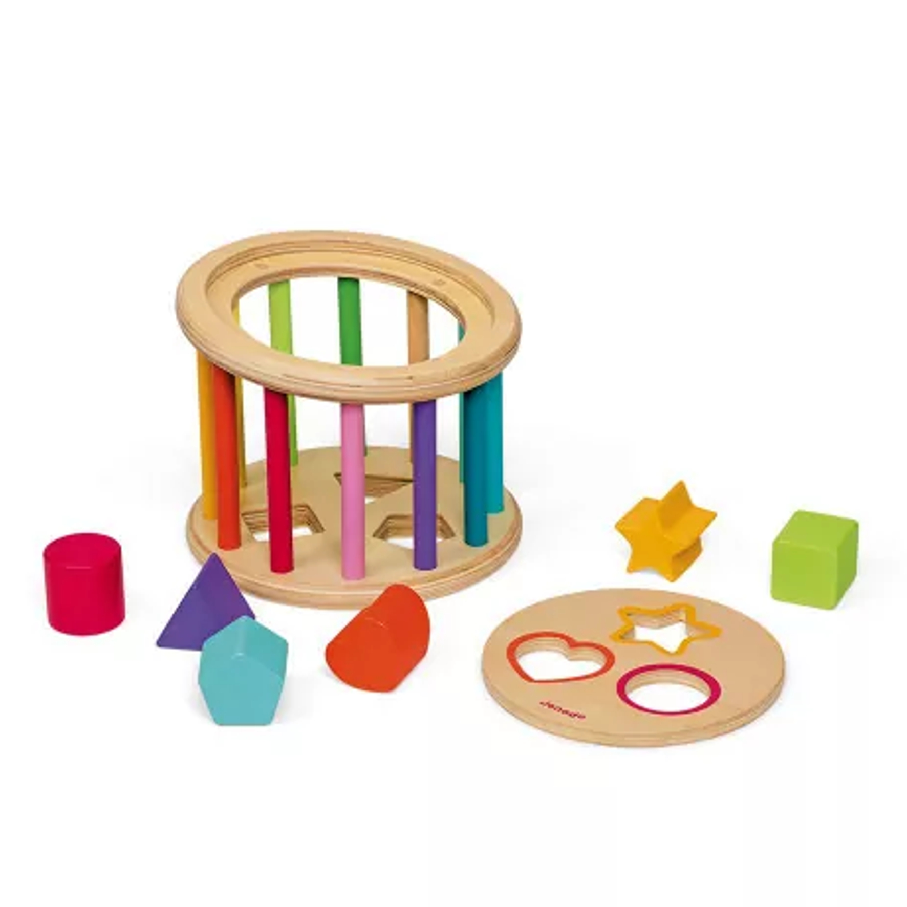 Il Cilindro Forme I Wood è un gioco educativo in legno pensato per accompagnare i più piccoli nelle prime scoperte legate a forme, colori e coordinazione2.