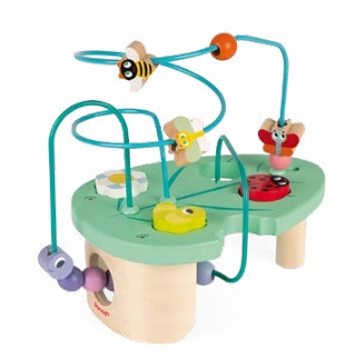 E' un gioco di motricità fine allegro e colorato, perfetto per accompagnare i bambini nella scoperta del movimento e della coordinazione.