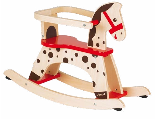 Il Cavallo a Dondolo Caramel – psicomotricità unisce il fascino dei giochi tradizionali a un design dolce e contemporaneo.
