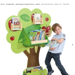 Ideale per asili nido e scuole dell’infanzia, questa libreria dal design giocoso trasforma ogni parete in uno spazio educativo e coinvolgente.