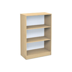 La libreria ufficio 2 ripiani ha un design essenziale e moderno, ed è dotata di 2 ripiani spaziosi.