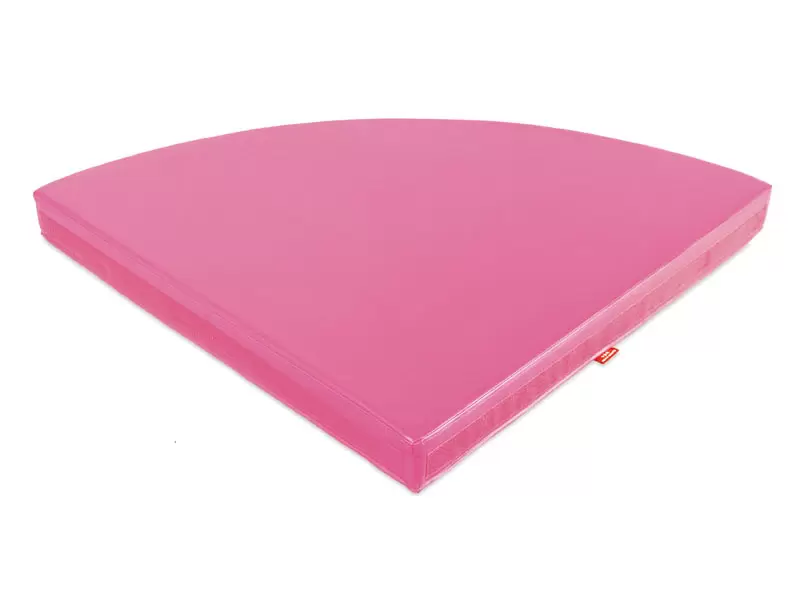 arredo-per-asili- trangolo rosax del Materasso rotondo a spicchi colorato NS789