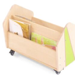 La struttura è realizzata in legno di gomma e conglomerato ligneo nobilitato di pioppo, rifinita con un resistente rivestimento melaminico effetto acero che unisce un look naturale a una lunga durata.