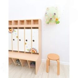 sgabelllo legno rotondo ambiente