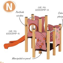 I dispositivi sono disponibili in due versioni estetiche: con pali in legno color noce o pali in acciaio verniciati a polvere in tre tonalità moderne, ideali per valorizzare paesaggi urbani contemporanei.